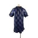 Hill House  The Katherine Glitter Check Navy Nap Dress Photo 8