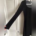 DKNY  Black Velvet Long Sleeve Dress Size Small Photo 2