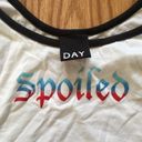 Daydreamer NEW DAY BY  SPOILED CROPPED SHIRT SZ M Photo 1