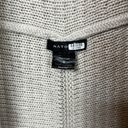 Natori Womens  Wool Knit Shawl beige cocoon sweater Size Small Khaki Colored Photo 3
