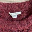 American Eagle  maroon cable knit sweater  Photo 2