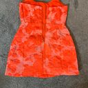 Showpo Orange Floral Homecoming Dress Photo 2