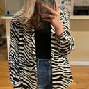 Rachel Zoe Zebra Print Button Down Top Photo 1