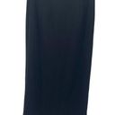 Banana Republic  Women's Ponte Midi Pencil Skirt Straight Back Slit Black Size 0 Photo 0