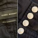 Isabel Marant  Marvin High Waisted Jeans in Black Size 36 US 4 Photo 7