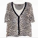 Tommy Bahama  Cheetah Print Button Up Cardigan Photo 0