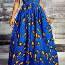 Blue Print Maxi dress Size XL Photo 0