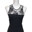 Michelle Mason  Womens Lace Inset Mini Bodycon Dress Sleeveless Size Small Photo 3