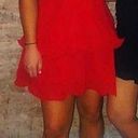 Pretty Little Thing Off The Shoulder Red Dress  Photo 2