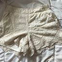 Xhilaration Ivory Boho Crotchet Lace Shorts Photo 0