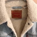 Levi’s Sherpa-Lined Denim Trucker Jacket Photo 2