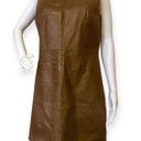 Badgley Mischka Leather  Knee-Length Dress Photo 3