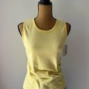 Krass&co Vintage 90s EEIKA &  Yellow and White Sleeveless Stripe Top Tank Top Size M Photo 2