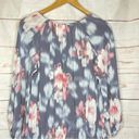 Rebecca Taylor  • Mini Dress • Floral • Medium • Long Sleeve • 100 Silk • Size 8 Photo 9