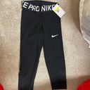 Nike Pro Black Cropped Leggings Photo 0