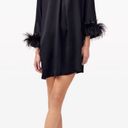 Sleeper Mini Dress or Tunic With Detachable Feathers in NWT Black Size XS Generous Fit Photo 0