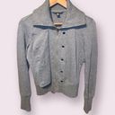 Banana Republic  Full Zip Military Style Jacket in Gray - size medium Photo 3