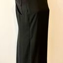 Vince  Leather Trim Strapping Dress in Black Size 10 Photo 2