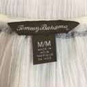 Tommy Bahama  Gauze Embellished Blouse Size M Photo 4