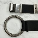 Chico's  Vintage Studded Silver Tone Stretch Belt Size Small S Medium M Womens Photo 6