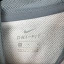 Nike  Dri Fit Grey Pink Logo Hoodie Sz Medium Photo 5