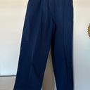 L.L.Bean Vintage High Waisted Navy Pleated Trousers  Photo 1