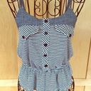 Kirra  sleeveless blue cute summer TOP size Small Photo 0