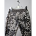 CAbi  Marble Pant Medium Tie Dye Jogger White Gray Size M  #5075 Pull On Photo 4