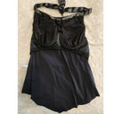 MiracleSuit  Magicsuit Shine On Nicole Black Silver Tankini Top Size 8 Photo 3