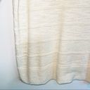 The Loft  Ivory White Textured Shadow Stripe Oversized Tunic Sweater Photo 4