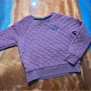 Patagonia  Organic Cotton Quilt Crew Kiln Pink Diamond Quilted Top XS Photo 1