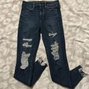 American Eagle  Super Hi Rise Jegging Distressed Super Super Stretch X Size 4 Photo 0