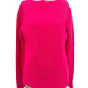 Generation Love  Sadie Cashmere & Wool Asymmetric Sweater Hot Pink Medium Photo 1