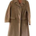 Vintage Ultima 100% Cashmere Coat Tailored by Mr. Vincent Camel Color Silk Lined Tan Size XS Photo 2