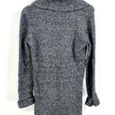 BCBG MAXAZRIA Gray Knit Cowl Neck Tunic Sweater Photo 1