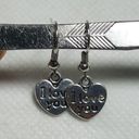 I Love you Silver Plated charms Earrings Photo 0