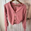 The Moon  & Madison Cropped Cardigan Size Large Photo 0