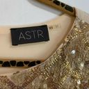 ASTR  cropped sequin and lace top Photo 3