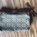 Coach  Chelsea Brown Signature Turn-lock Wristlet Photo 0