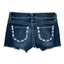 Daytrip  Buckle Virgo Cut Off Dark Wash Denim Shorts | Embellished | 27 Photo 1