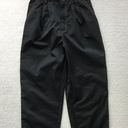 ASOS  BLACK NYLON TRACK PANTS SIZE 6 Photo 0