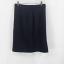 Jones New York  Black Wool Vintage 90s Knee Length Pencil Skirt Photo 0