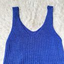 The Moon NWOT Over Madison Blue Knit Tank Sz Medium (LIST) Photo 2