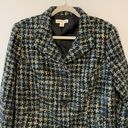 Coldwater Creek  Sz Large 14/16 Multicolor Tweed Wool Blend Career Blazer Jacket Photo 1