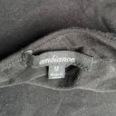 Ambiance Apparel Black Halter Top Photo 2