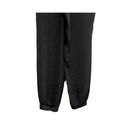 ZARA  Trf Tapered Elastic Drawstring Waist Harem Pant Pockets Sheer M Black Photo 7