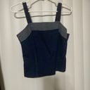 Wrapper A-List by  denim summer Capri 2pcs set. Zippered back top/bottoms Photo 6