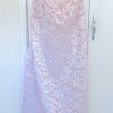 Jessica McClintock  light pink and white lace sweetheart dress 12 Photo 0