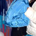 Blue Cropped Puffer Jacket Size XS Photo 1