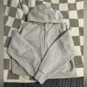 Lululemon Grey Scuba Oversized Half-Zip Hoodie M/L Photo 0